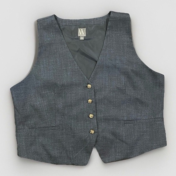 Worthington Men's Blue Vest Business 2XL‎ - Picture 1 of 3